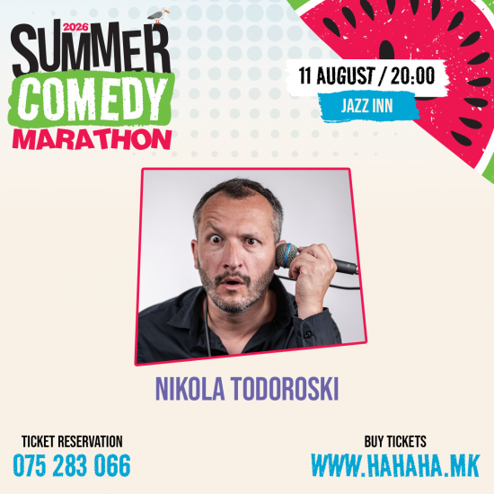COMEDY JAM 2 – Summer Comedy Marathon ’26 - JAZZ INN