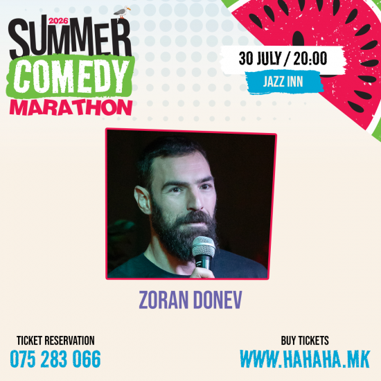 COMEDY JAM – Summer Comedy Marathon ’26 - JAZZ INN